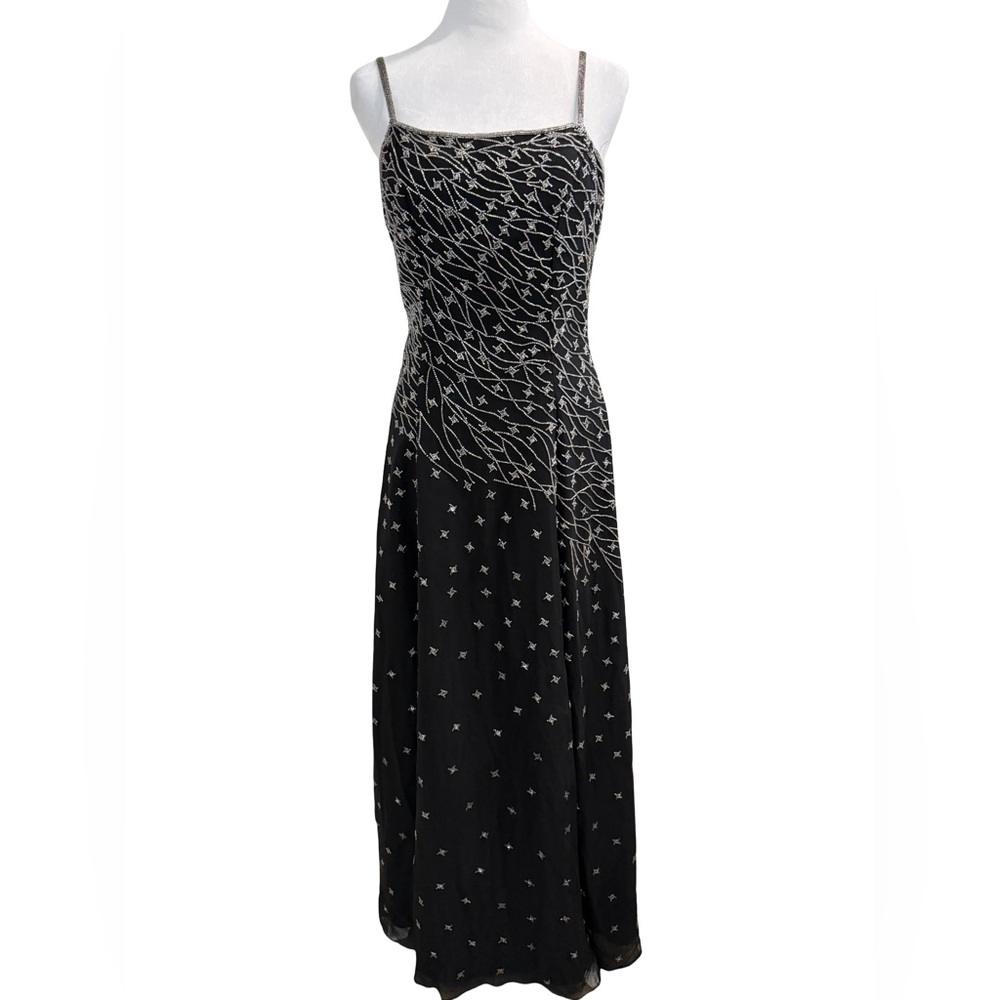 Scala vintage Black and Silver Women's Dress Size medium